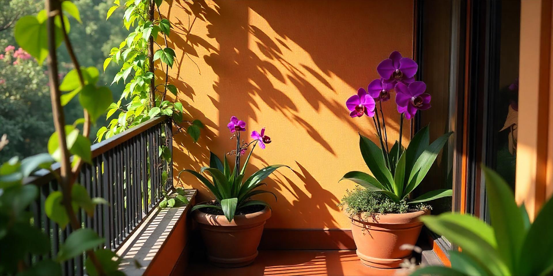 Balcony Garden In Spring