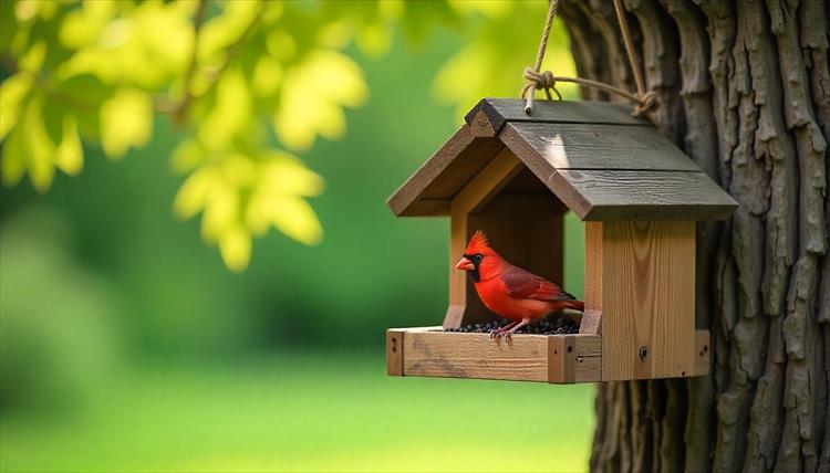 Build a Bird Feeder to Invite Nature to Your Garden