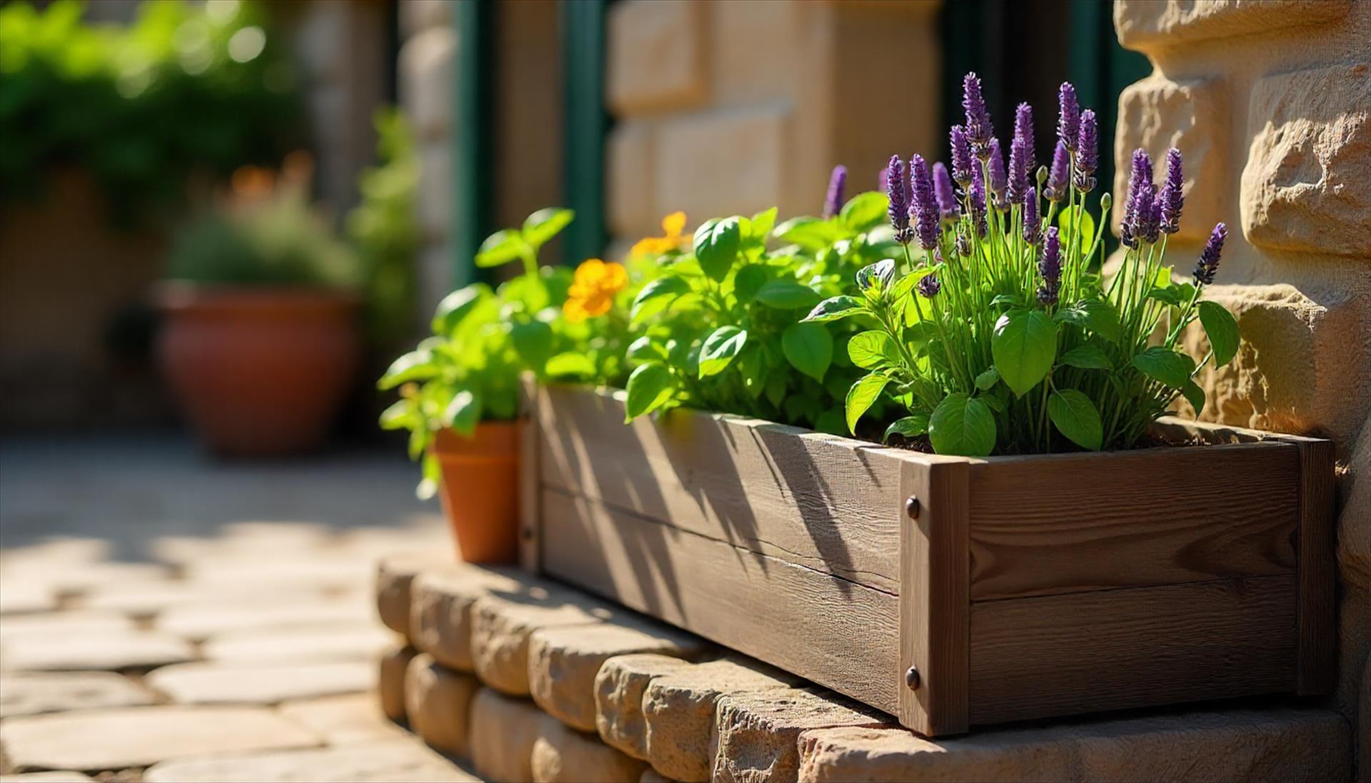 Build a Cozy Garden Bench with Built-In Planters