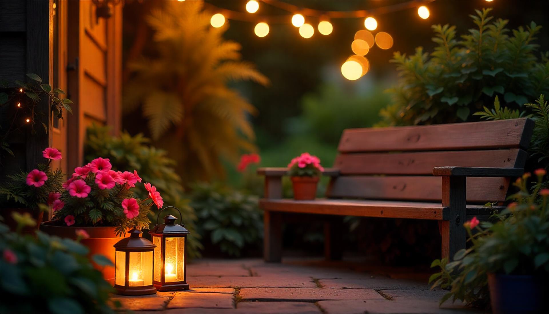 DIY Outdoor Lighting Ideas for Garden Ambience