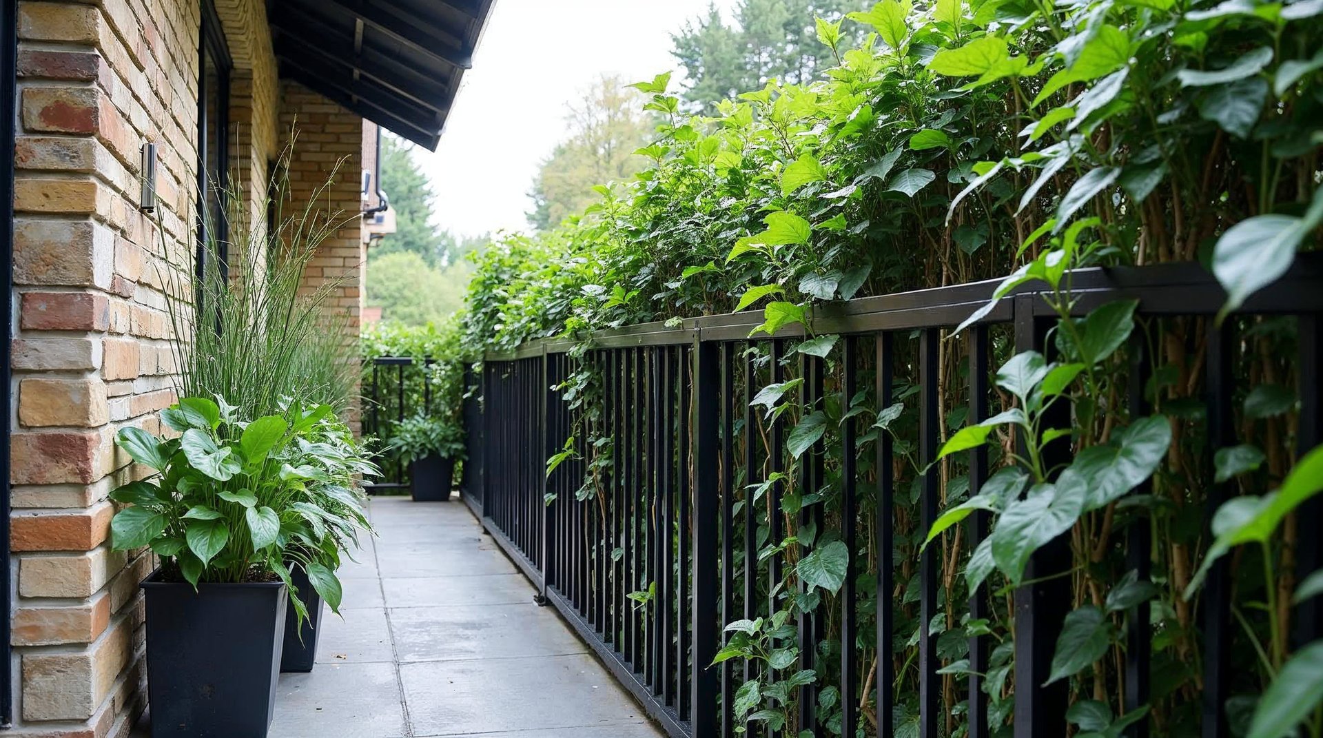 Green Silhouettes: How to Achieve a Clean, Modern Balcony Garden