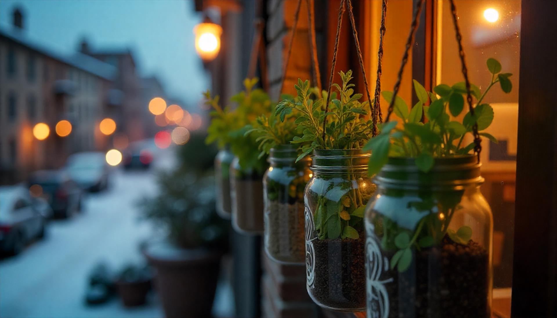How to Make a Hanging Herb Garden for Your Kitchen or Balcony